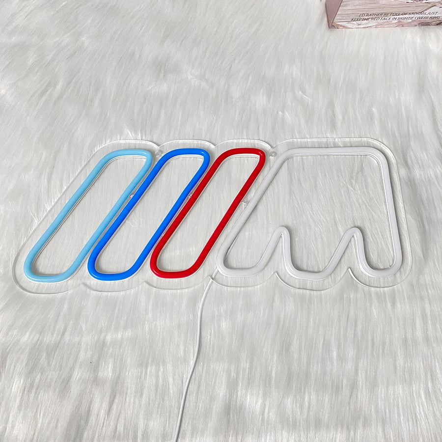 🚘 Prémiový LED Neon Znak: Ikonické Osvětlení pro Každou Garáž