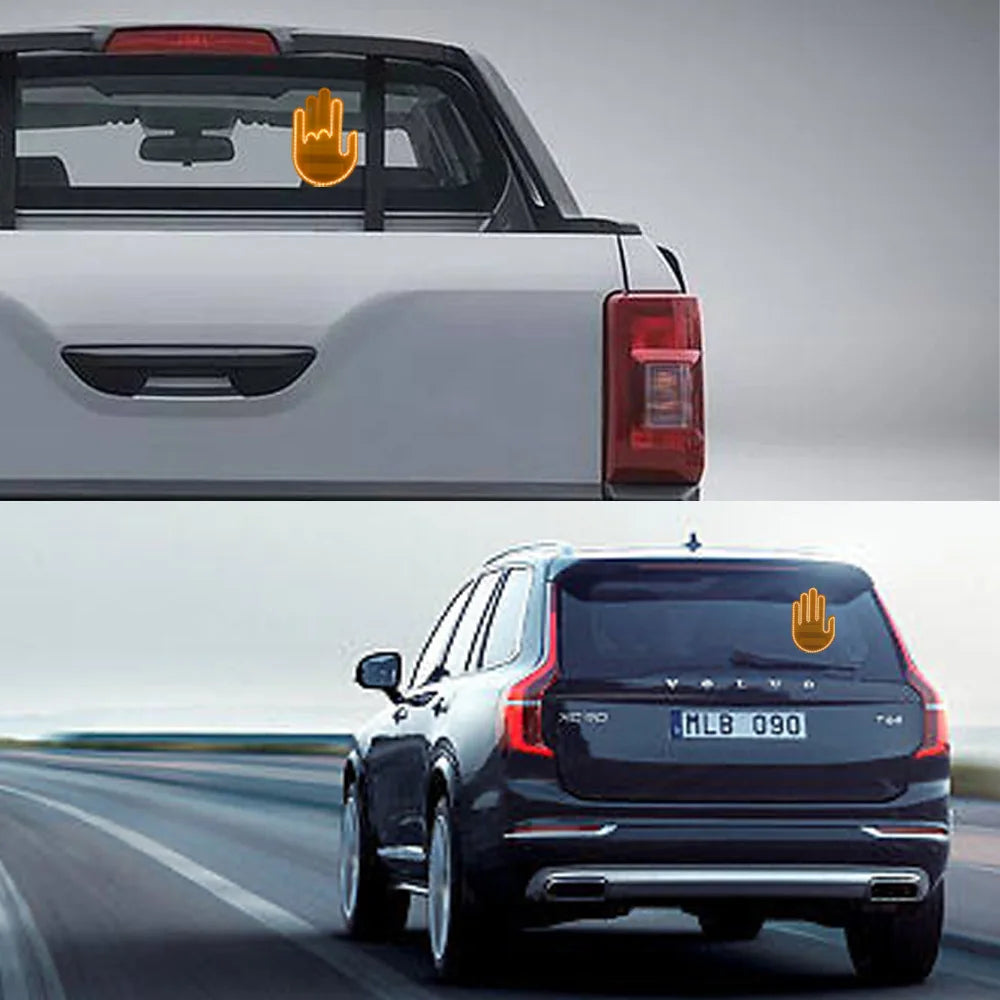 🖕 Stop Road Rage: LED Světlo s Gesty pro Řidiče!