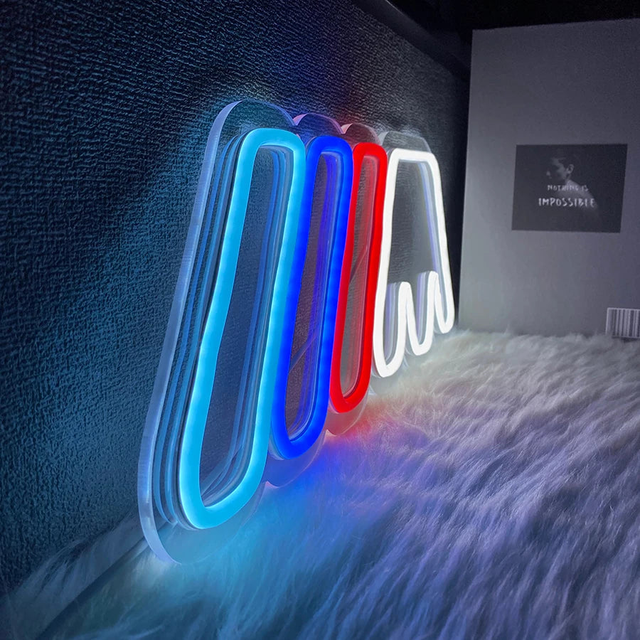 🚘 Prémiový LED Neon Znak: Ikonické Osvětlení pro Každou Garáž